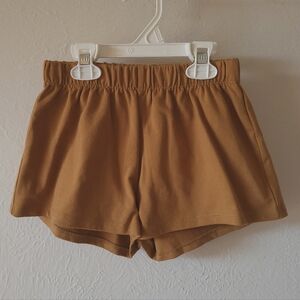 Rylee + Cru Mustard Shorts Size 8-9